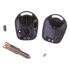 Replacement Smart Remote Key Case Fob Shell 2BTN Fit for Ssangyong Black