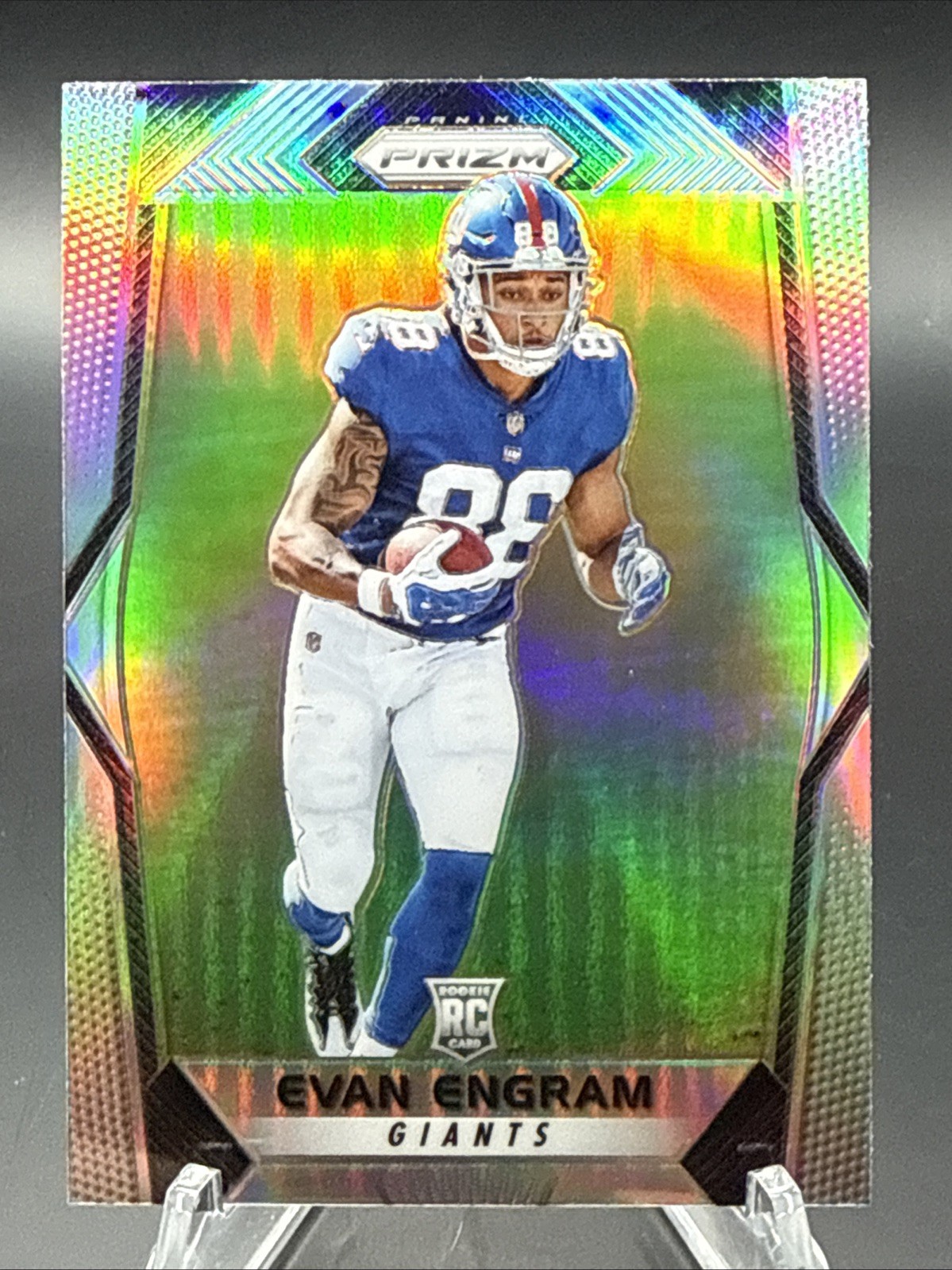 2017 Panini Prizm - Rookies Evan Engram #299 Silver Prizm (RC)