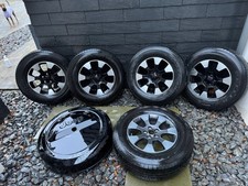 Full Set Of 5 Jeep Wrangler Alloy Wheels With Tyres  In Great Condition  