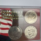 Oval Office Collection Eisenhower Dollar 3 Coin Collection — photo 4