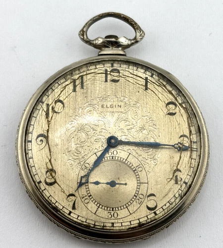 Elgin 1926  Antique Mechanical Pocket Watch  17J  12s   28959109  NON-WORKING