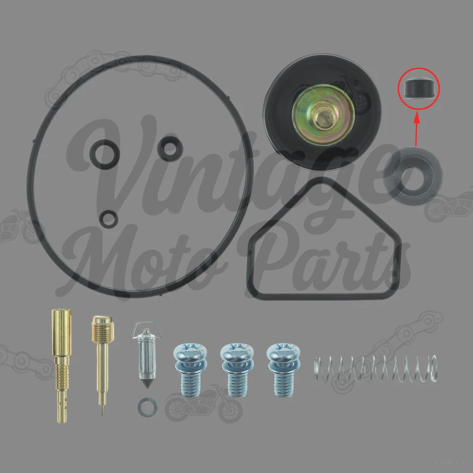 2x Carburetor Rebuild Kit for VN1500 VN 1500 A B C Carb Repair 18-9347 -US stock Foto 3 de 4