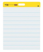 Post-It Easel Pad 20 In X 23 In White W/Lines 20 Sheets/Pad 2 Pads Mounts