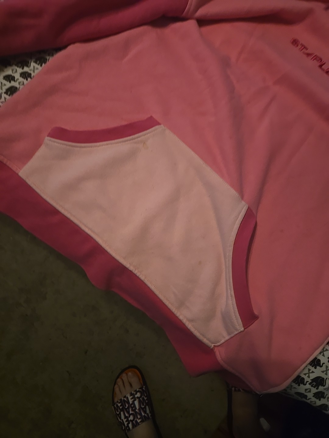 Patchwork Hoodie, Large, Custom, Handmade - image 3