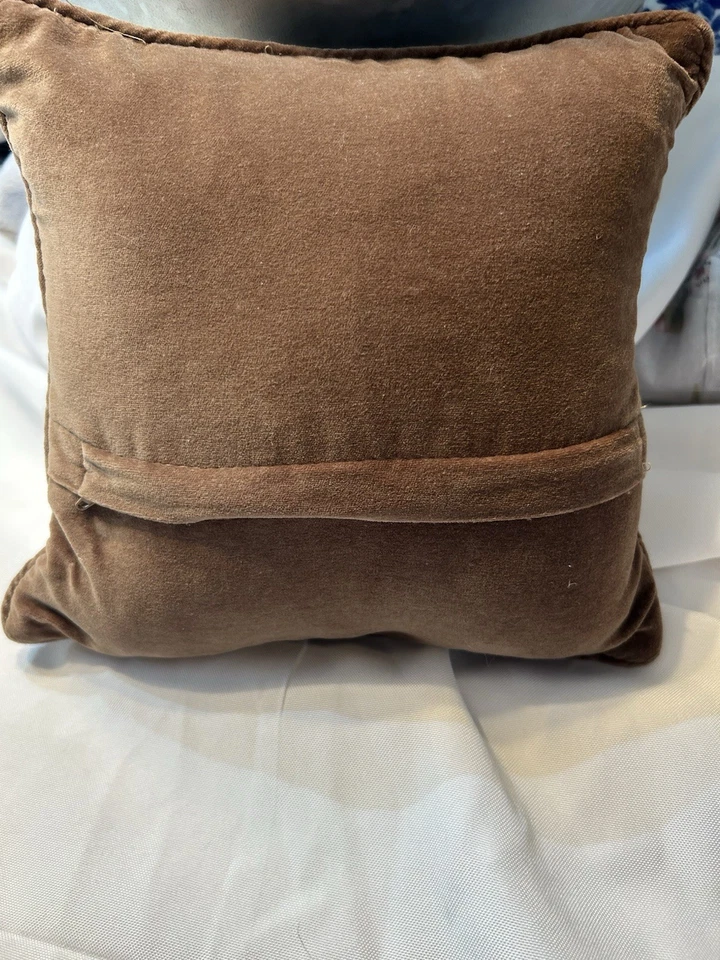 Needlepoint Corgi Pillow- 10 X9 Handmade - EUC - Image 3 of 4