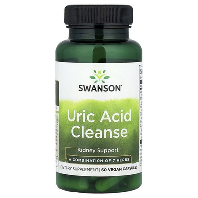 Swanson Uric Acid Cleanse 60 Veg Caps