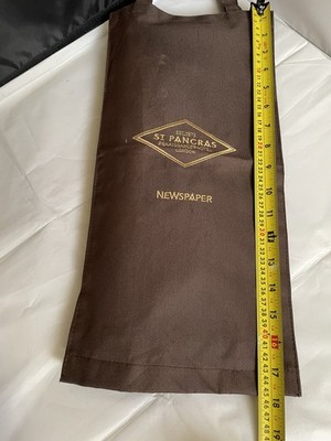 STICKTE ZEITUNGSTASCHE ST. PANCRAS RENAISSANCE HOTEL. BRANDNEUES SAMMLERSTÜCK