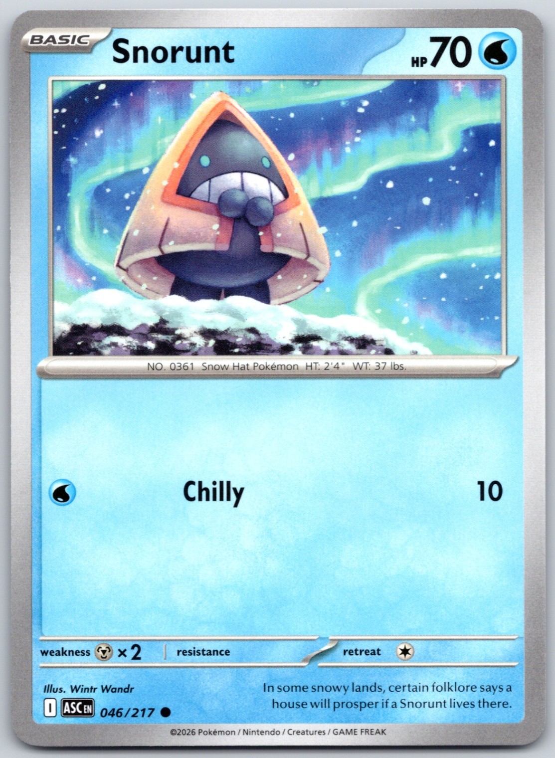 Snorunt Normal Common ME: Ascended Heroes 046/217 NM