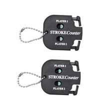 2pcs Golf Score Indicator 2 Player Stroke Counter Clicker Portable Golf Handy