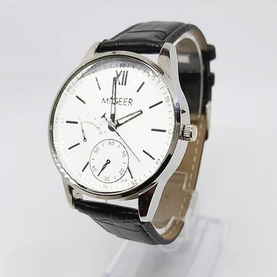 SCHÖNE SCHÖNE KLASSISCHE UHR MIGEER 314 HERREN ELEGANT QUARTZ dg