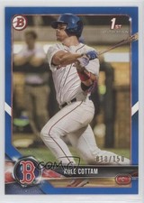 2018 Bowman Draft Blue 10/150 Kole Cottam #BD-69 4pn