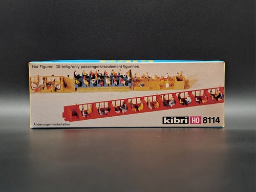 Kibri 1:87 H0 8114 figuras kit set pasajeros sin usar con embalaje original | Zustand: Neu
