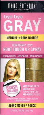 Marc Anthony True Professional Bye.Bye Gray Temporary Gray Root Touch Up Spray,