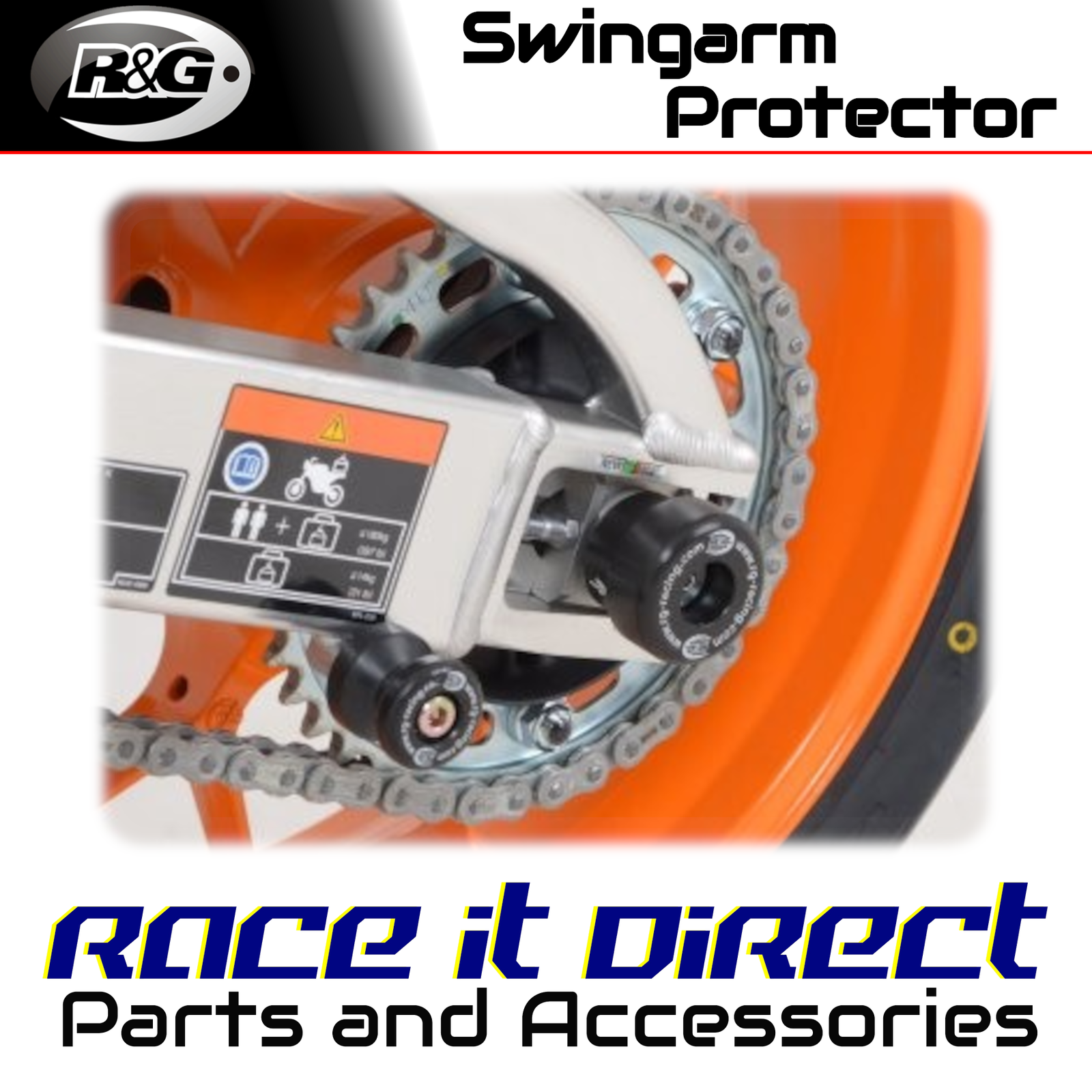Swingarm Protectors for Honda CBR1000RR Fireblade 2008-2012 R&G