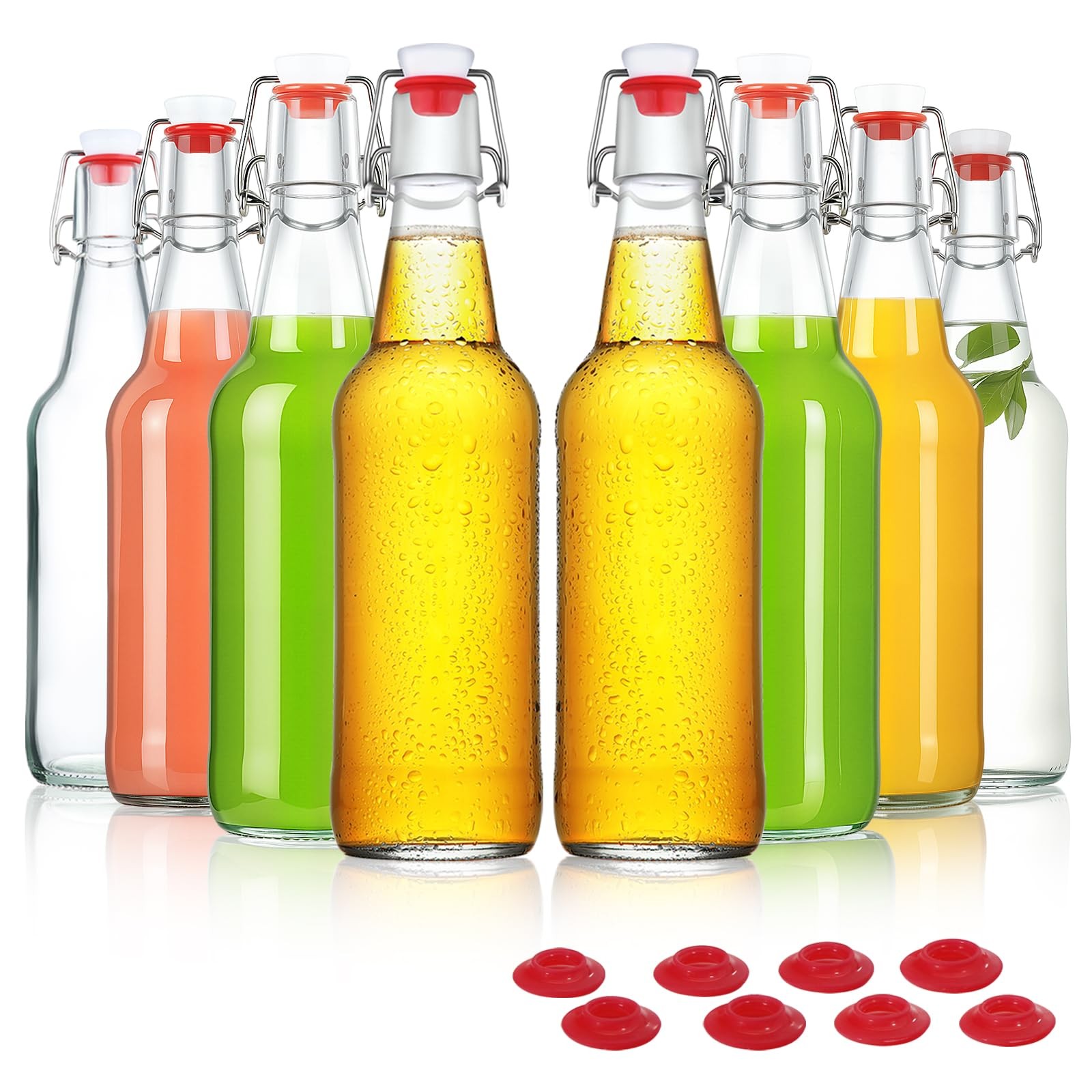 16oz Flip Beer Brewing Bottle With 16oz, Clear