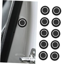 10PCS Car Door Shock Absorber, Self-Adhesive Side Door Bumper Anti Black