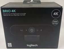 New Logitech Brio 4K Pro Webcam Black 960-001390