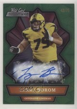 2021 Wild Card Alumination Auto Green 42/75 Larry Borom Auto no9