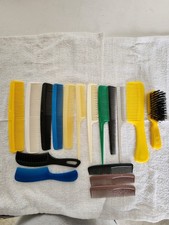 Vintage Dupont And Goody And Other Unbranded Hair Combs And Nylon Brush