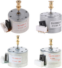 EG530SD-3F DC5-12V 3-Speed 33/45/78 Adjustable Metal Turntables Motor Sleeve ...