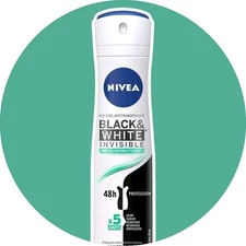 6 x Nivea Black & White Invisible Spray Deodorant 48H (89 g each)