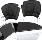 4 x Car Kids Sun Shade Shield Socks Rear Side Window Large Square Cover UV Mesh