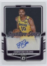 2024-25 Panini Donruss Optic Signature Series Christian Koloko #SS-KOL Auto 1nu2