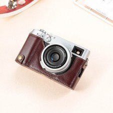 Camera Bag Leather Case Black Green Brown Classic For Fuji X100f X100vx100sx100t