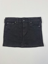 True Religion Black Mini Skirt Size 31