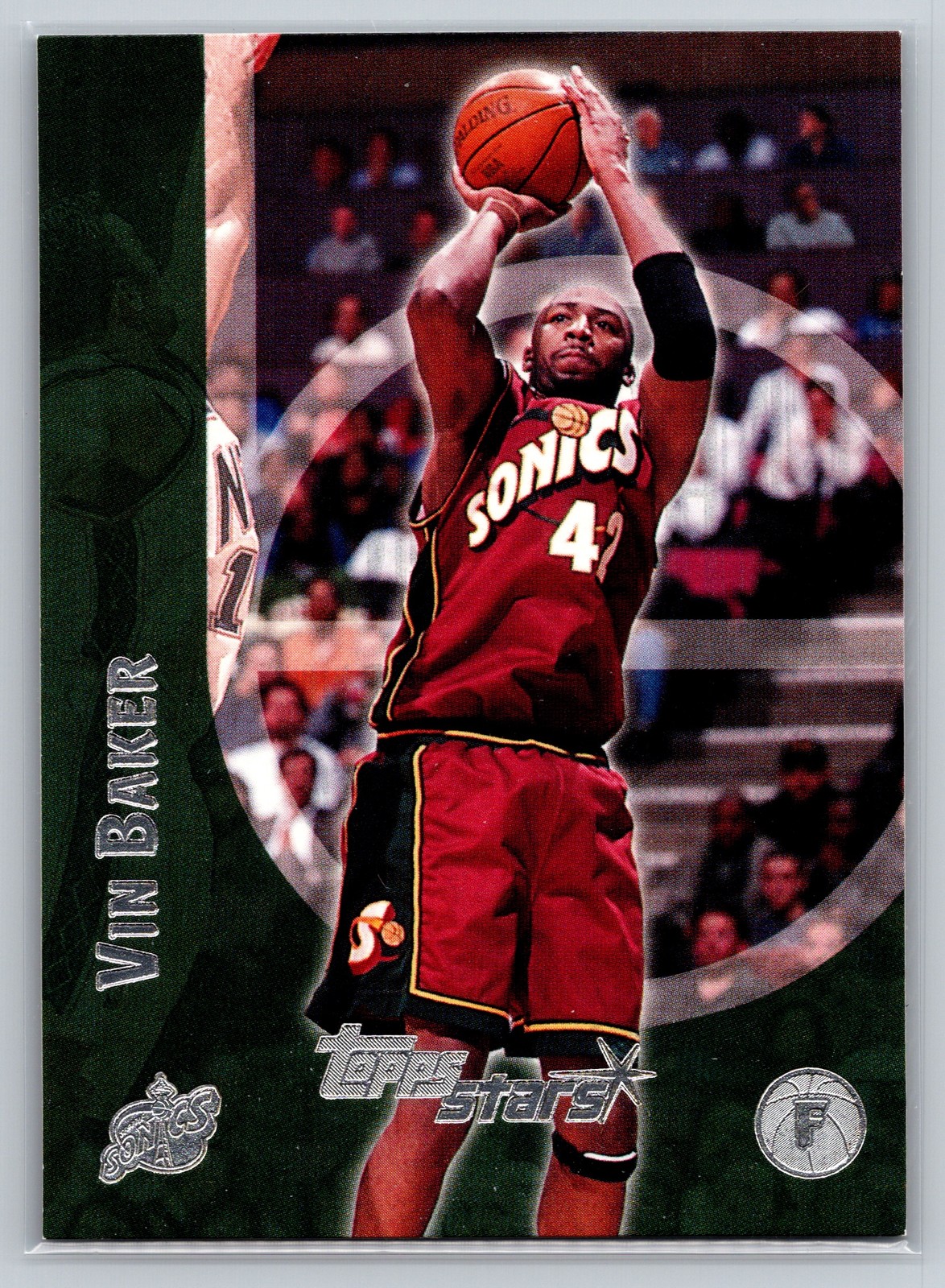 Vin Baker 2000-01 Topps Stars #57 Seattle SuperSonics NBA Basketball Card