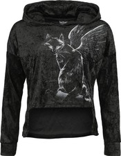 Alchemy England Kapuzenpullover Damen Iman schwarz Gothic, Rockwear