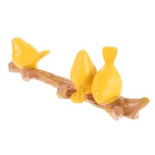  Birds on The Branch Wall Decor Animal Coat Hook Antler Clothes Hanger