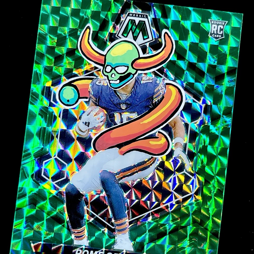 1/1  ROME ODUNZE RC 🔥 GREEN PRIZM ROOKIE SSP 🔥 NEW PENINI: ONE OF ONE ART - Image 3 of 4