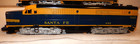 American Flyer SHINY, New Looking Rare Blue + Yellow Santa Fe 484&486 Diesel Set — photo 6