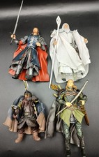 Toybiz Lord Of The Rings Aragorn, Gandalf, Gimli & Legolas Action Figure Bundle
