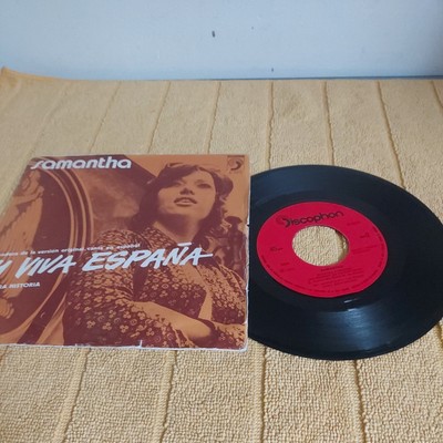 Samantha  Viva Espana 7'' Discophon S5213  1972 picture sleeve, Spanish, Y 