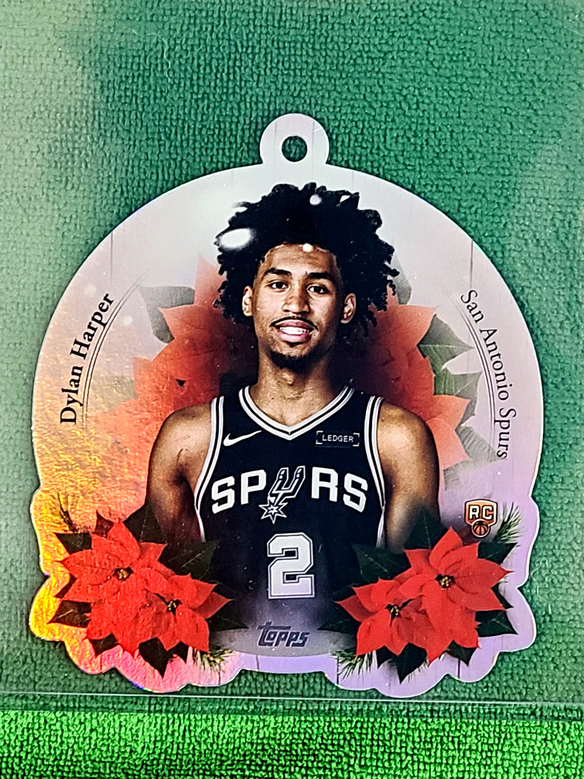 DYLAN HARPER 2025 Topps Holiday Die-Cut Ornament RC #DCO-DH