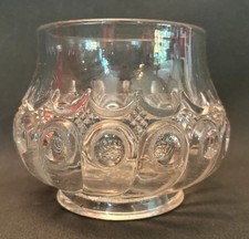 EAPG Antique Pattern Glass 500 SUGAR BOWL King, Son  Co. Glass 1889 Circles