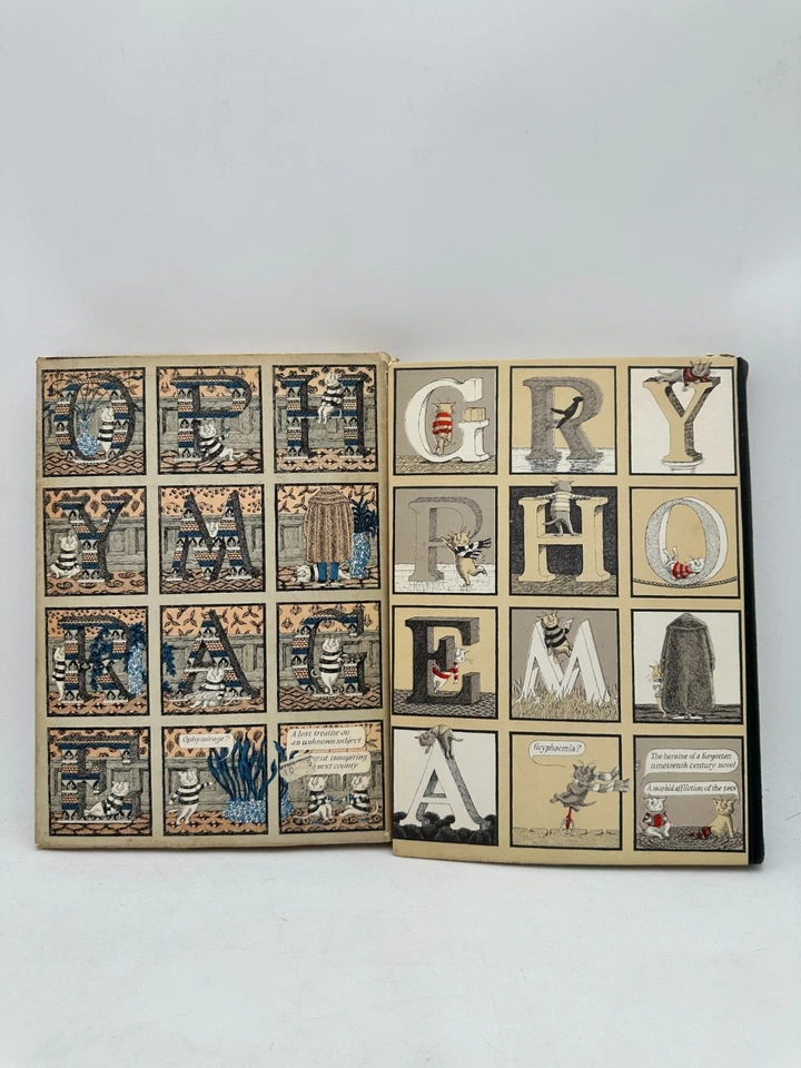 Vintage Edward Gorey Amphigorey & Amphigorey Too - 1972/1975 Hardcovers - Image 2 of 4