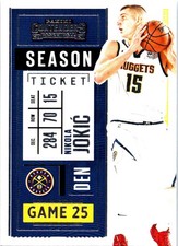 2020-21 Panini Contenders #96 Nikola Jokic Denver Nuggets