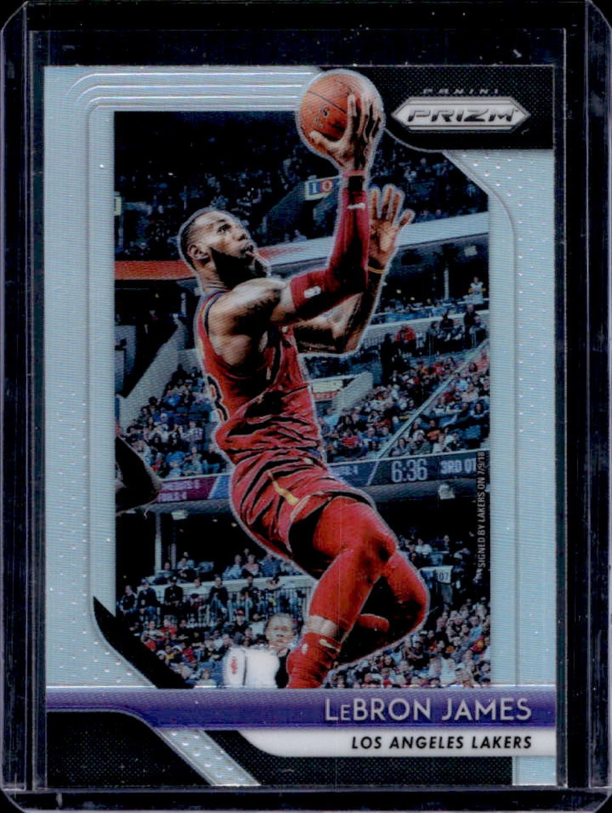 2018-19 Prizm LeBron James Prizm Silver #6 Lakers