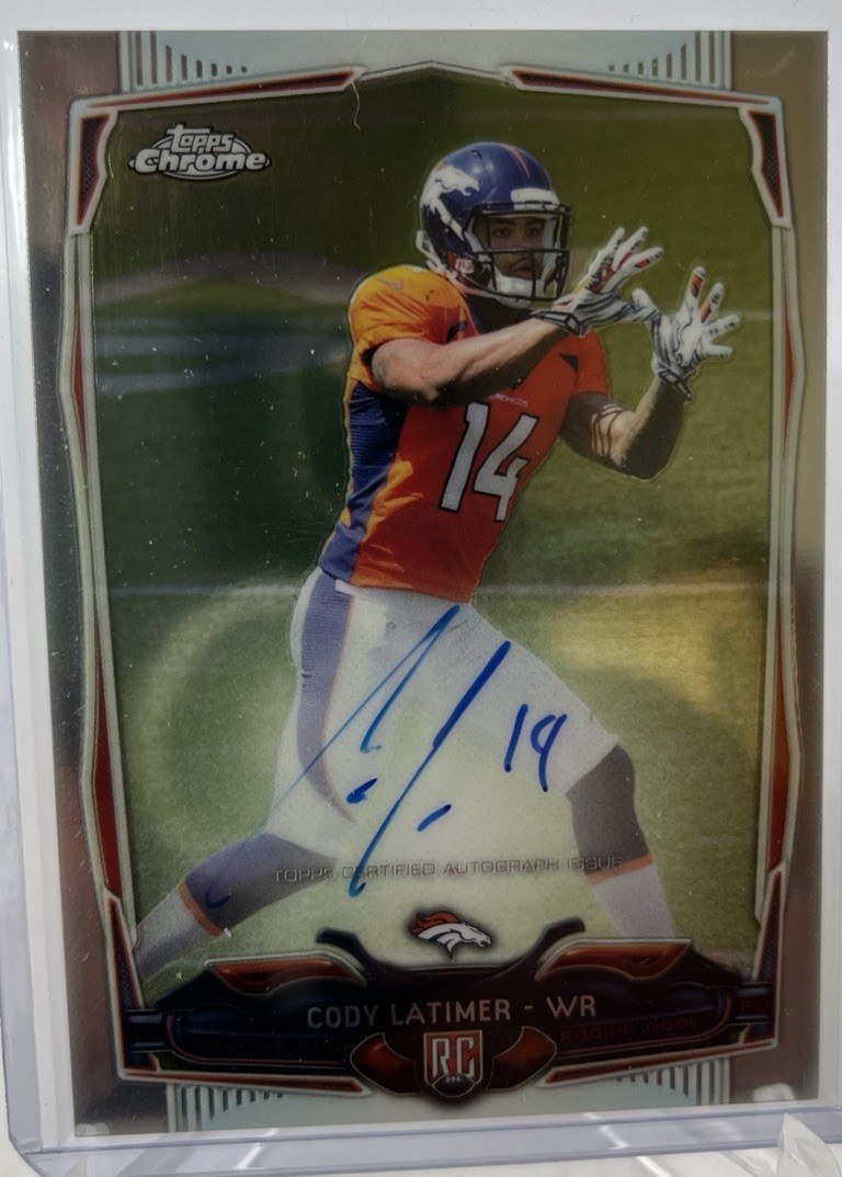 Cody Latimer Topps Chrome #211 Autograph