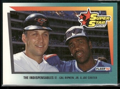 1992 Fleer Cal Ripken Jr. / Joe Carter #703