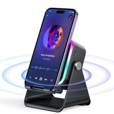 Induction Speaker with Phone Stand 5 in 1 Wireless Induction Bluetooth Audio ...