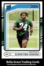2024 Donruss Olumuyiwa Fashanu #330 New York Jets Rated Rookie NFL Football