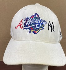 Vintage 1999 World Series MLB New Era Snapback Hat Baseball Cap Braves Yankees