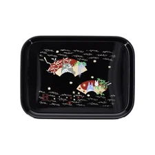 My Neighbor Totoro Lacquer Style Melamine Tray Lightweight Cute