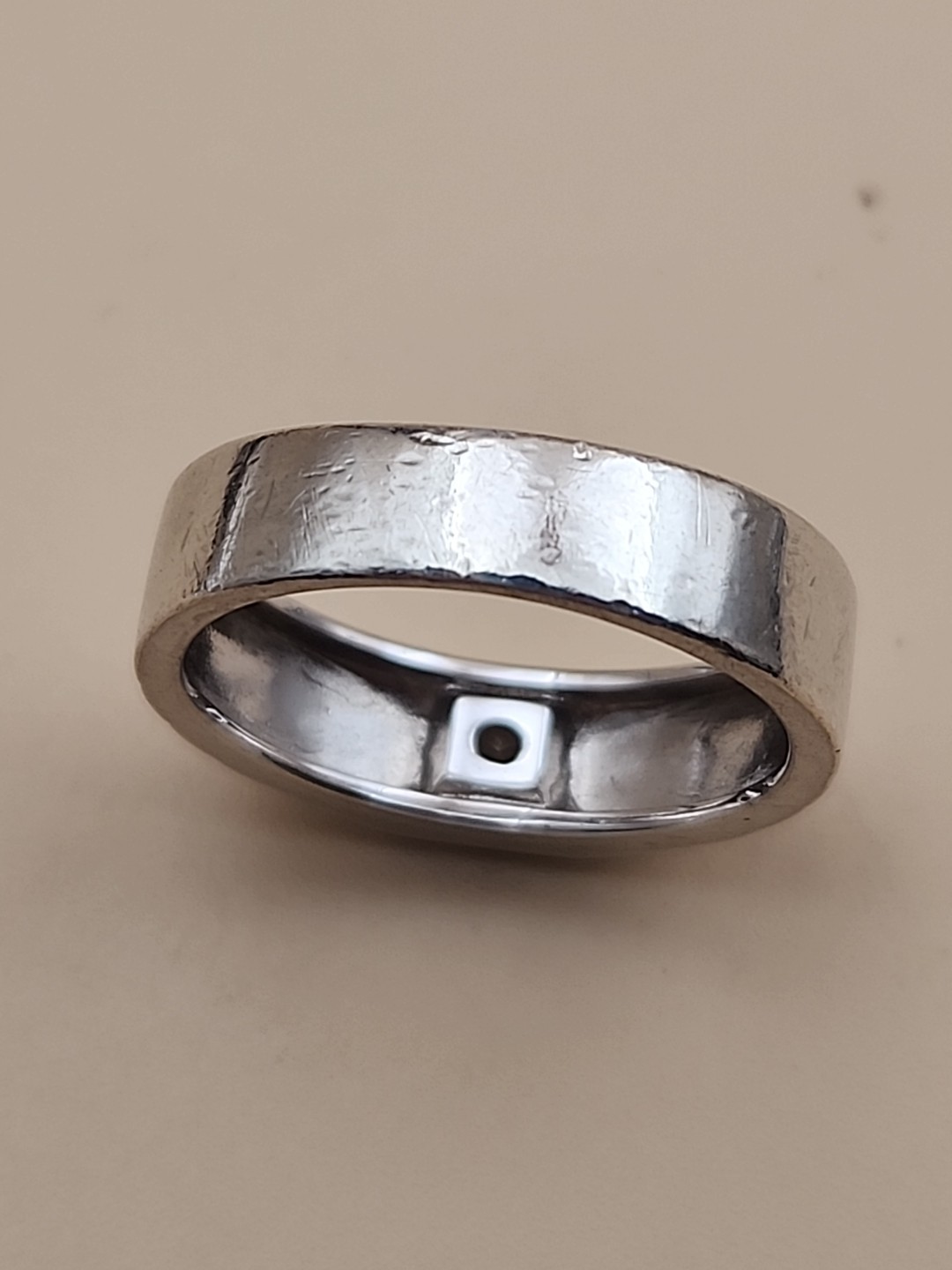 Sterling Silver/Crystal Solitaire Signed Ring Siz… - image 12