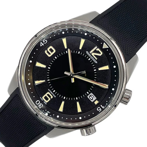 Jaeger-LeCoultre Polaris Date Q9068670 842.8.37 Silver×Black SS/Rubber Strap