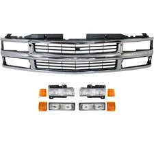 Grille And Headlight Kit For 1994-1996 Chevrolet C1500 Suburban K1500 Suburban Grille And Headlight Kit For 1994-1996 Chevrolet C1500 Suburban K1500 Suburban